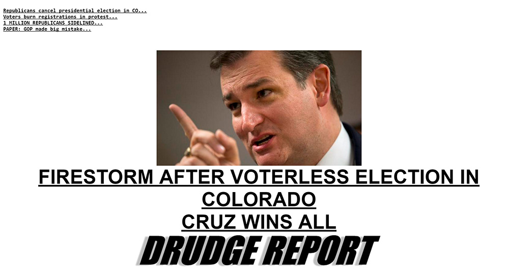 Drudge Report Misreports